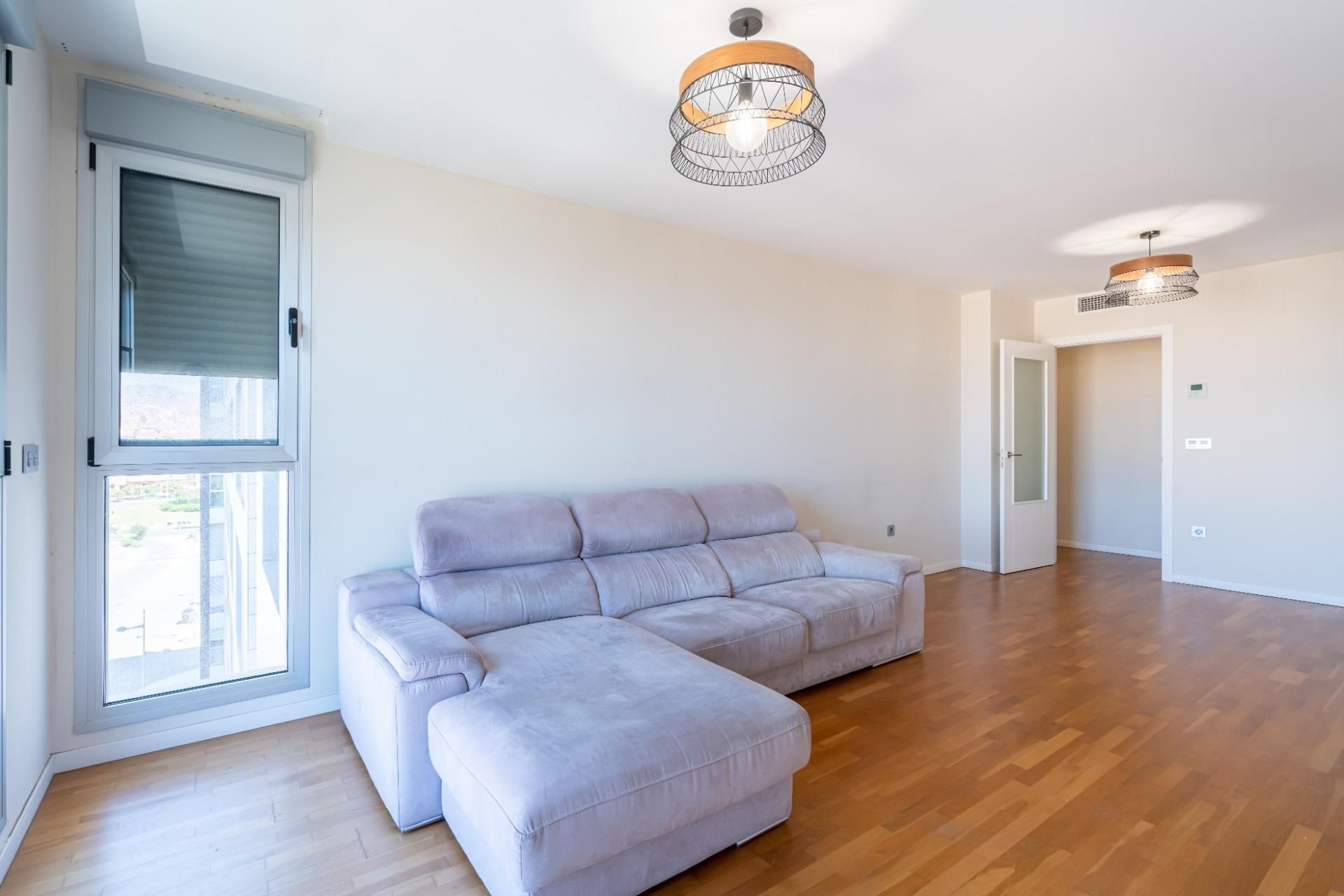 Living room of Flat for sale in  Almería Capital  with Air Conditioner, Heating and Terrace