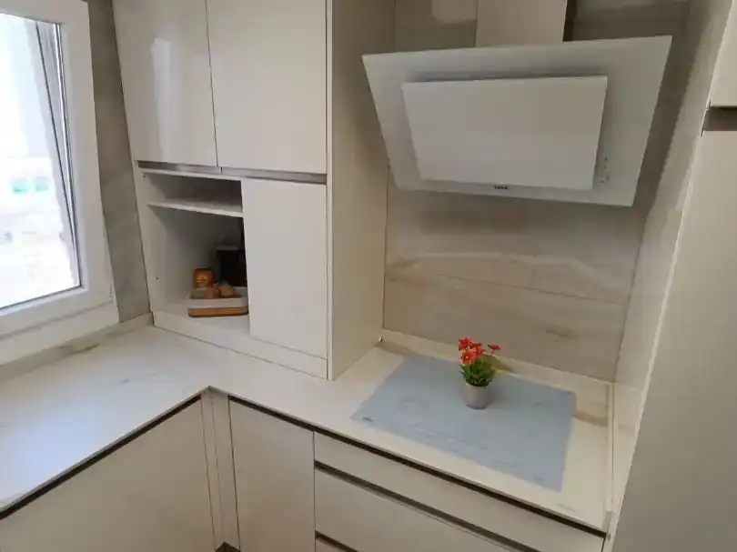 Cocina de Piso de alquiler en Santander con Parquet y Amueblado