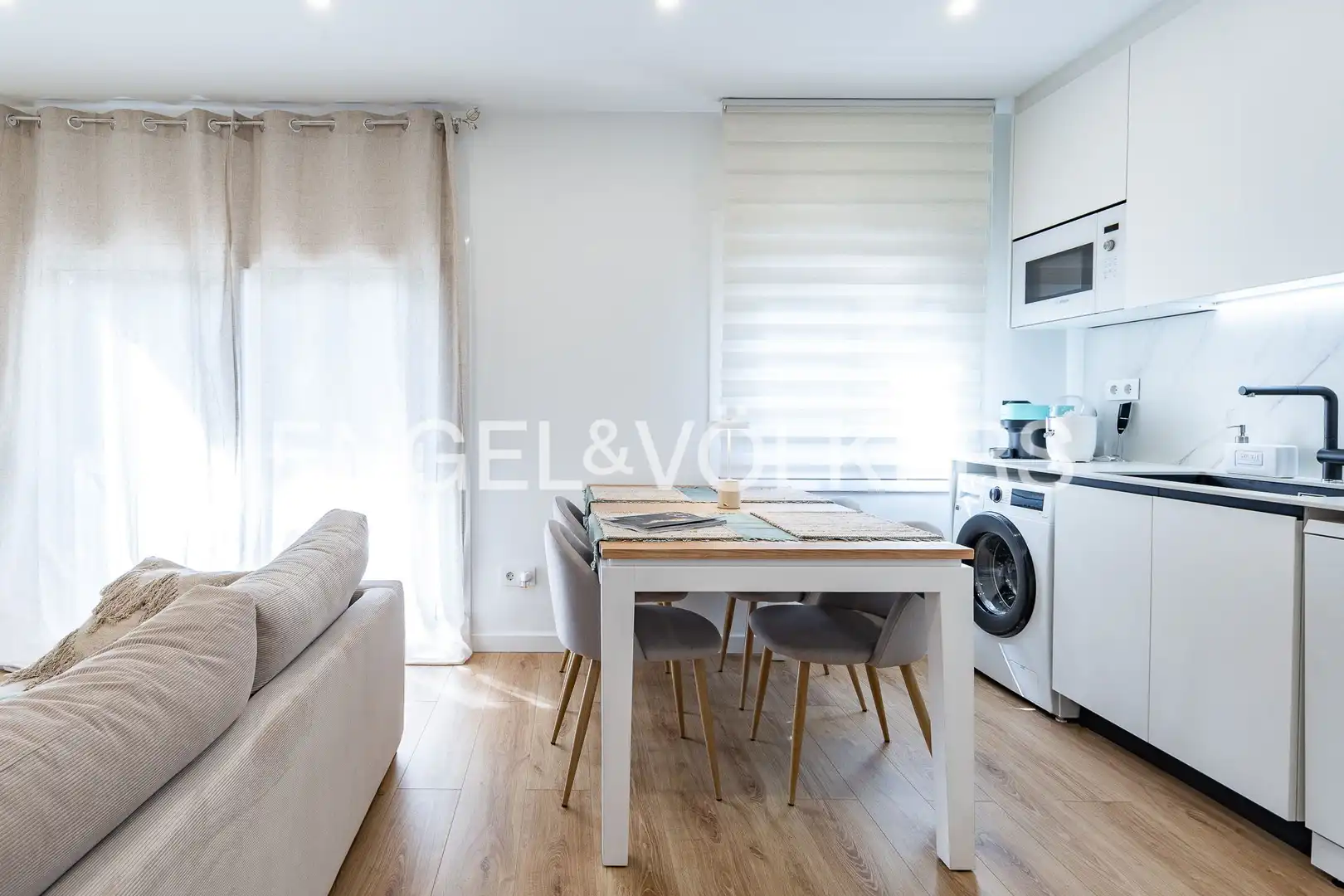 Sala de estar de Piso en venta en Mataró con Aire acondicionado, Calefacción y Parquet