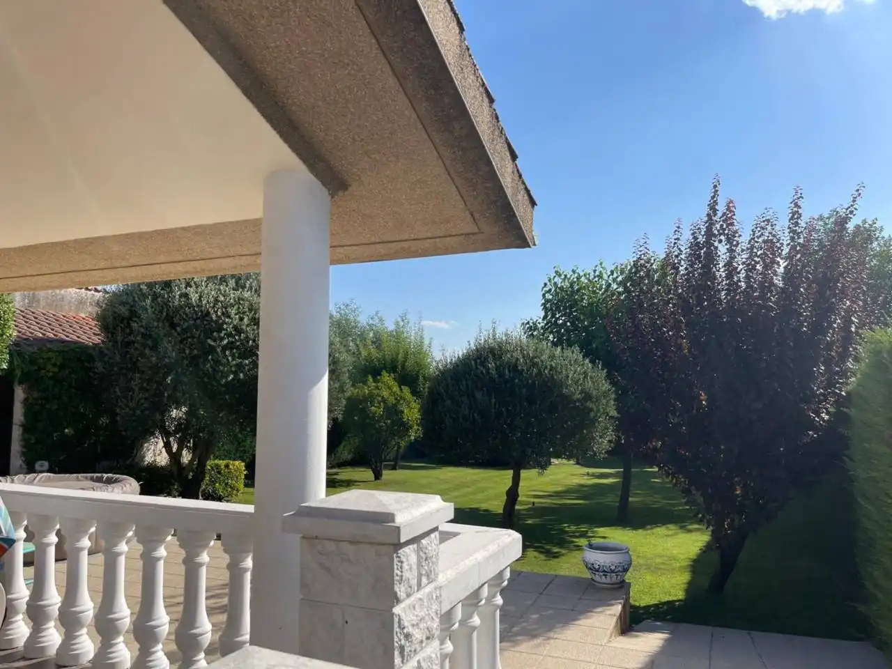Jardí de Casa o xalet en venda en Martín de Yeltes amb Jardí privat, Terrassa i Moblat