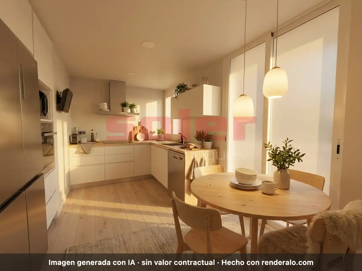 Cocina de Piso en venta en Barcelona con Aire acondicionado y Calefacción