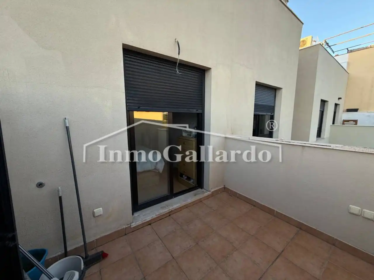 Terrasse von Wohnung zum Verkauf in Málaga mit Parkett, Terrasse und Alarm