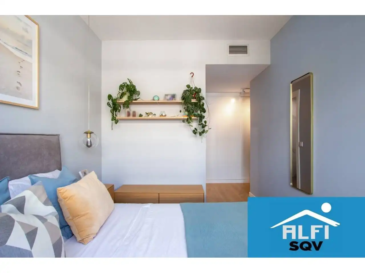 Bedroom of Flat for sale in Sant Cugat del Vallès  with Air Conditioner, Heating and Terrace