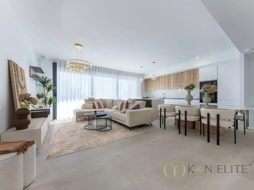 Wohnzimmer von Maisonette zum Verkauf in Benidorm mit Klimaanlage und Terrasse