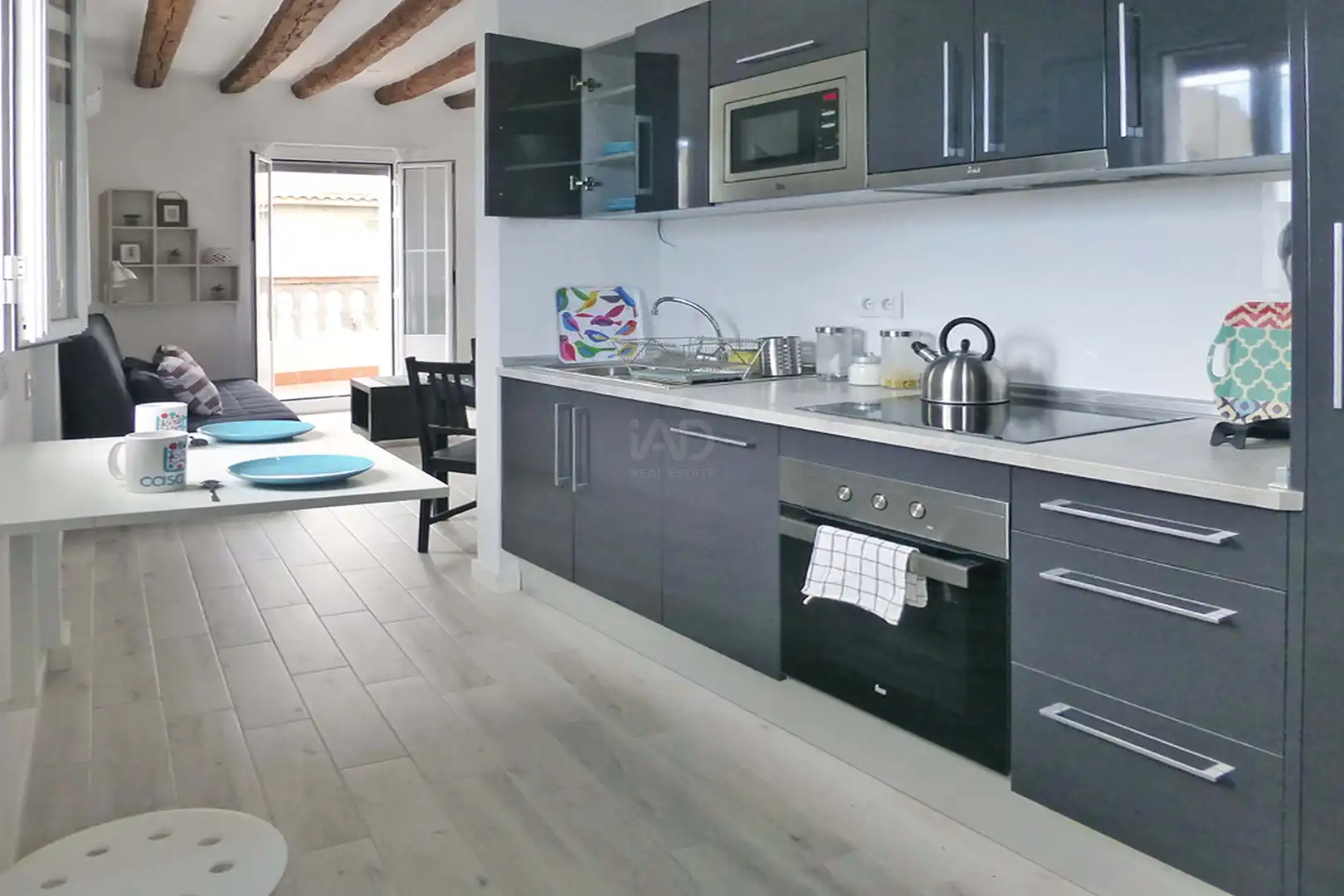 Cocina de Ático en venta en  Barcelona Capital con Aire acondicionado y Calefacción