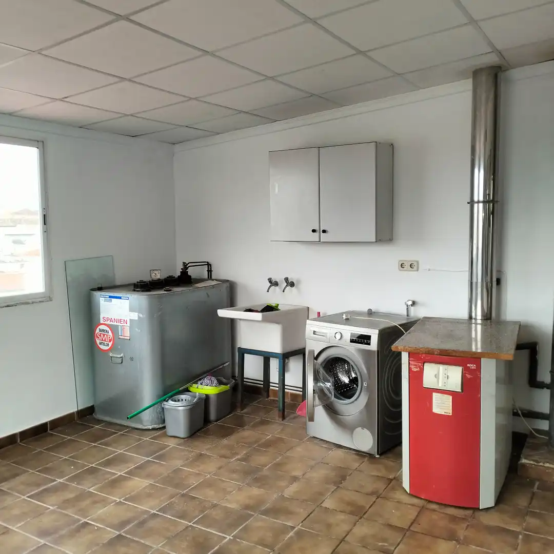 Kitchen of Flat for rent in Munera  with Heating, Terrace and Furnished