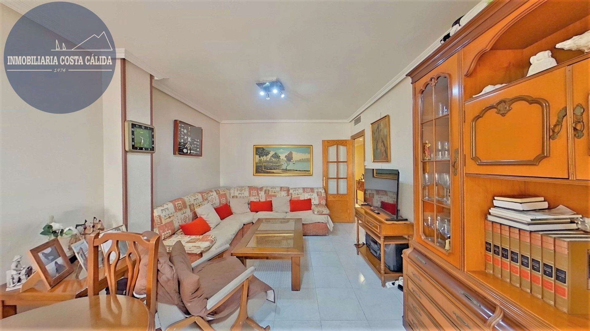Sala de estar de Piso en venta en Águilas con Aire acondicionado, Calefacción y Trastero