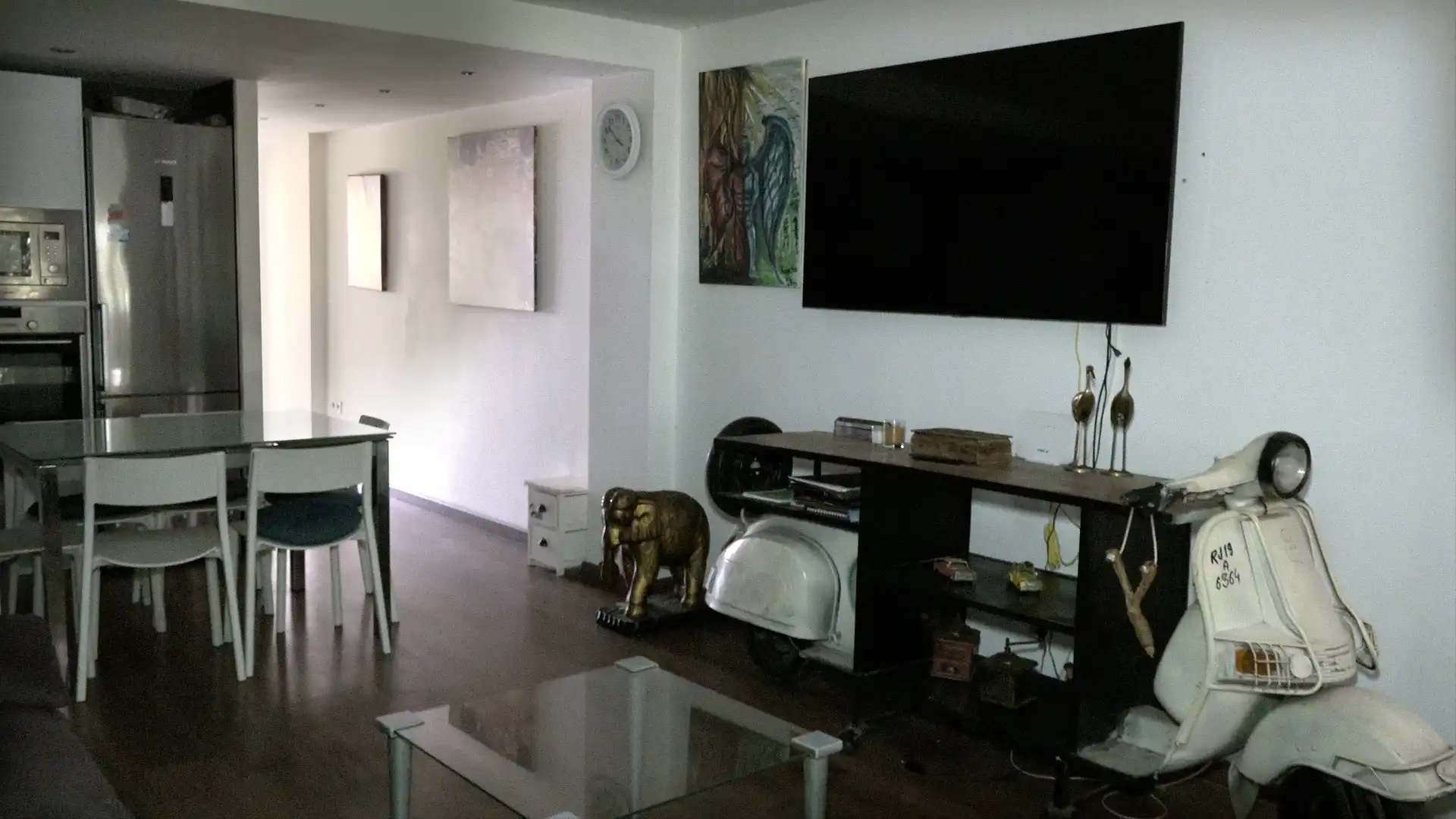 Sala d'estar de Pis en venda en  Palma de Mallorca amb Parquet i Balcó