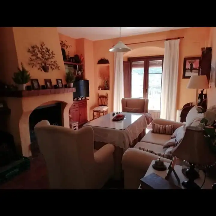 Sala de estar de Finca rústica en venta en Villaluenga del Rosario con Jardín privado, Terraza y Amueblado