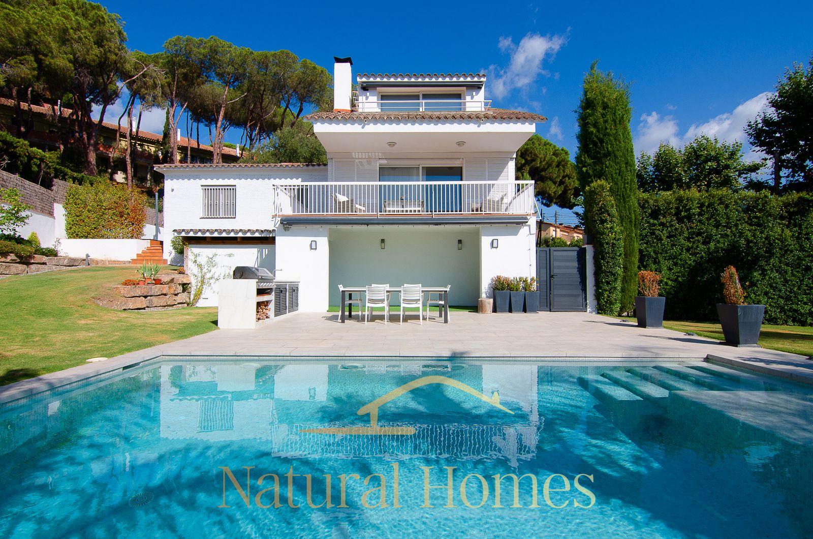 Vista exterior de Casa o xalet en venda en Sant Vicenç de Montalt amb Aire condicionat, Calefacció i Jardí privat