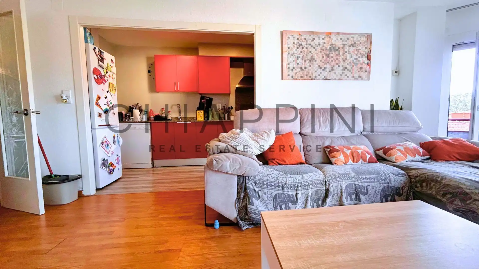 Sala de estar de Apartamento en venta en Torelló con Calefacción