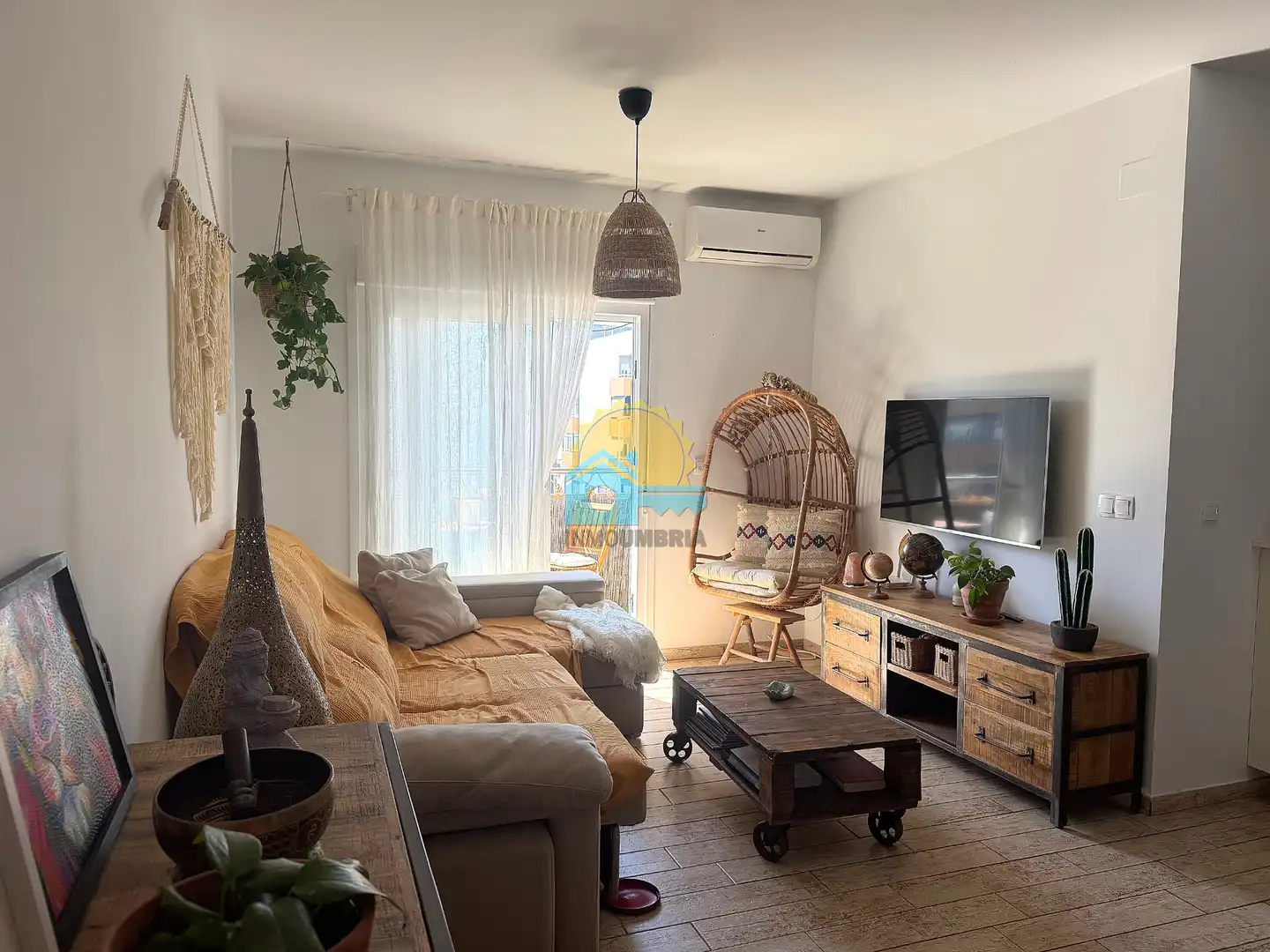 Wohnzimmer von Wohnung zum Verkauf in Punta Umbría mit Klimaanlage, Terrasse und Abstellraum