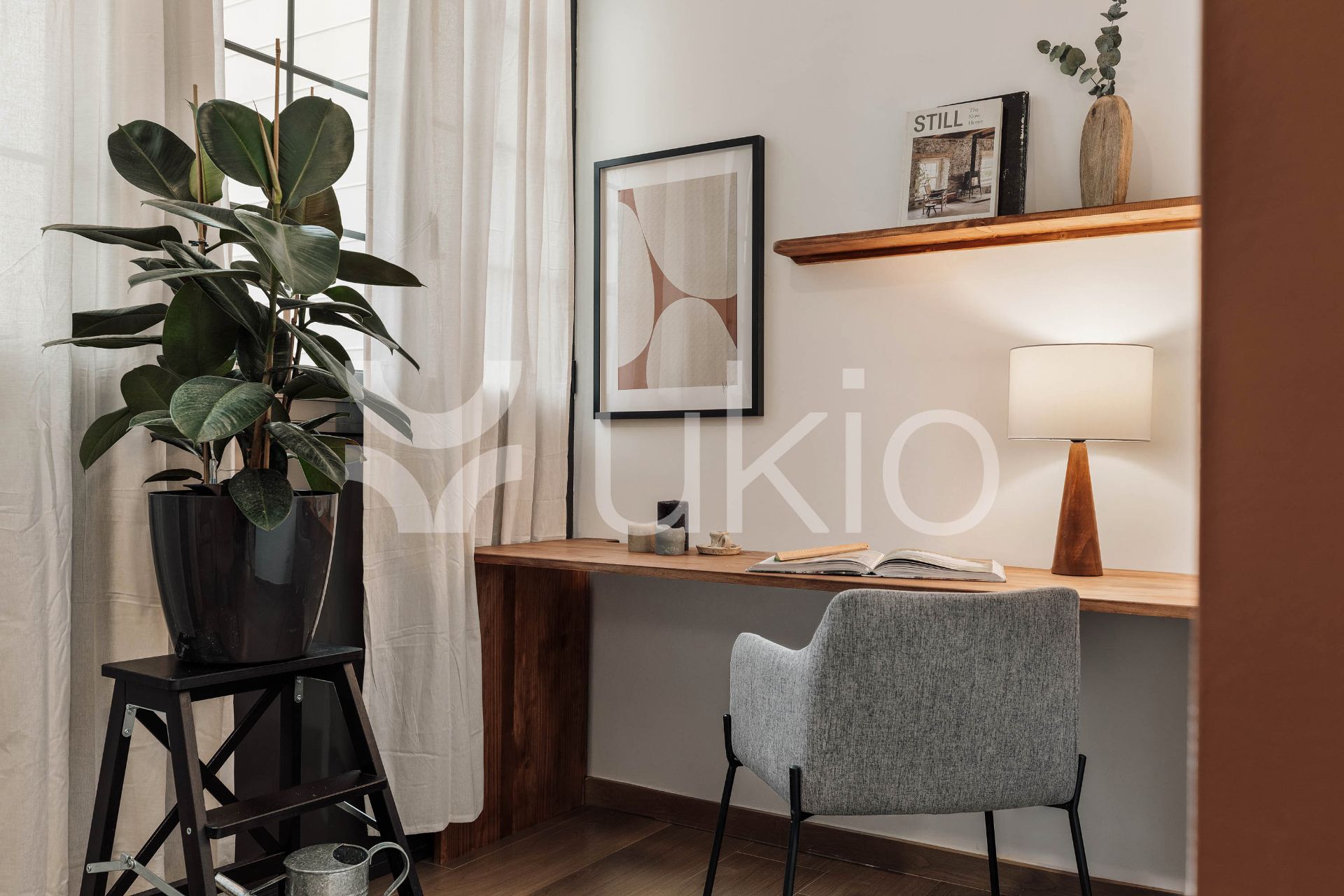 Dormitori de Apartament de lloguer en  Barcelona Capital amb Aire condicionat, Calefacció i Moblat