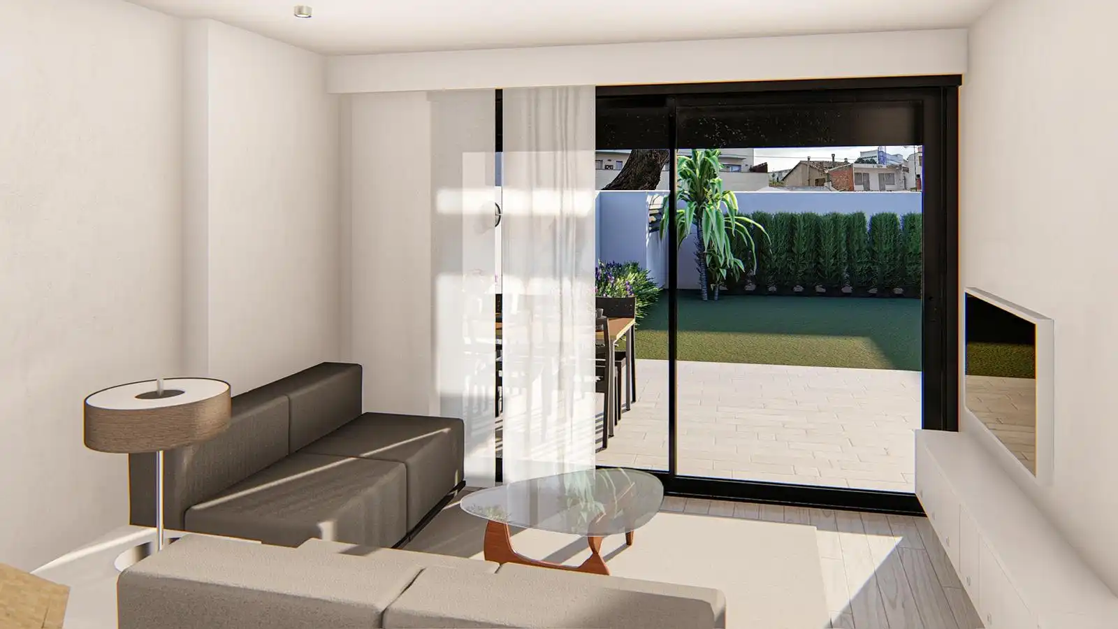Sala de estar de Dúplex en venta en Rubí con Aire acondicionado, Calefacción y Parquet