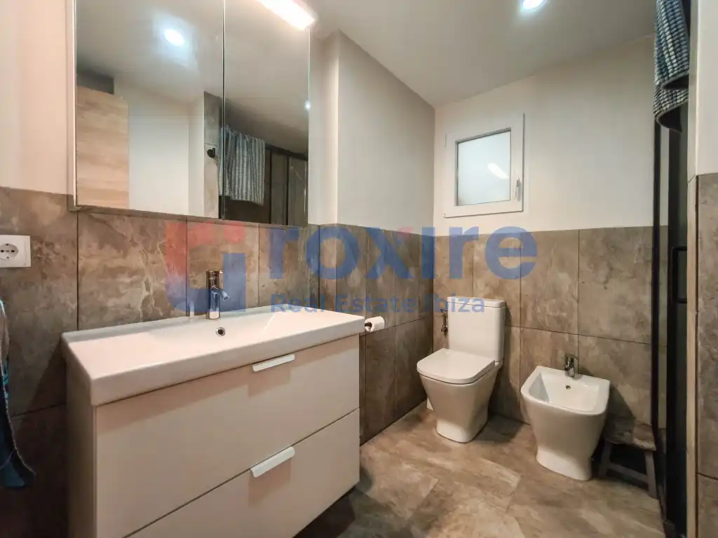 Badezimmer von Wohnung zur Miete in Eivissa mit Terrasse, Möbliert und Ofen