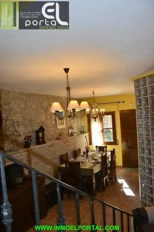 Comedor de Finca rústica en venta en San Martín de Unx con Calefacción