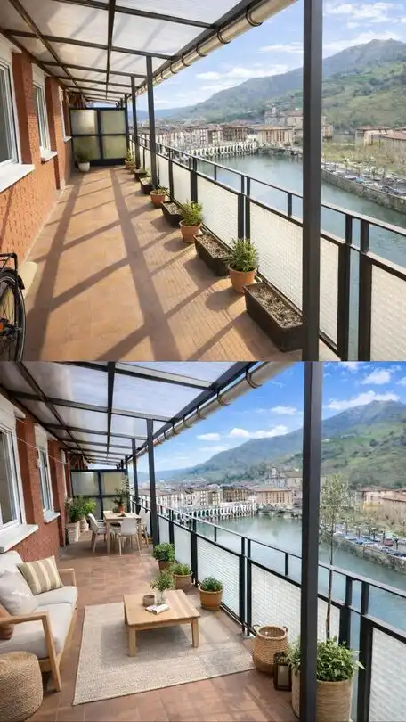 Terrasse von Wohnung zum Verkauf in Tolosa mit Heizung, Terrasse und Balkon