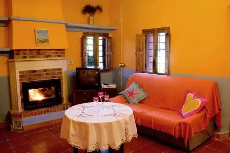 Living room of Country homes for sale in Lorca  with Private garden, Swimming Pool and Furnished