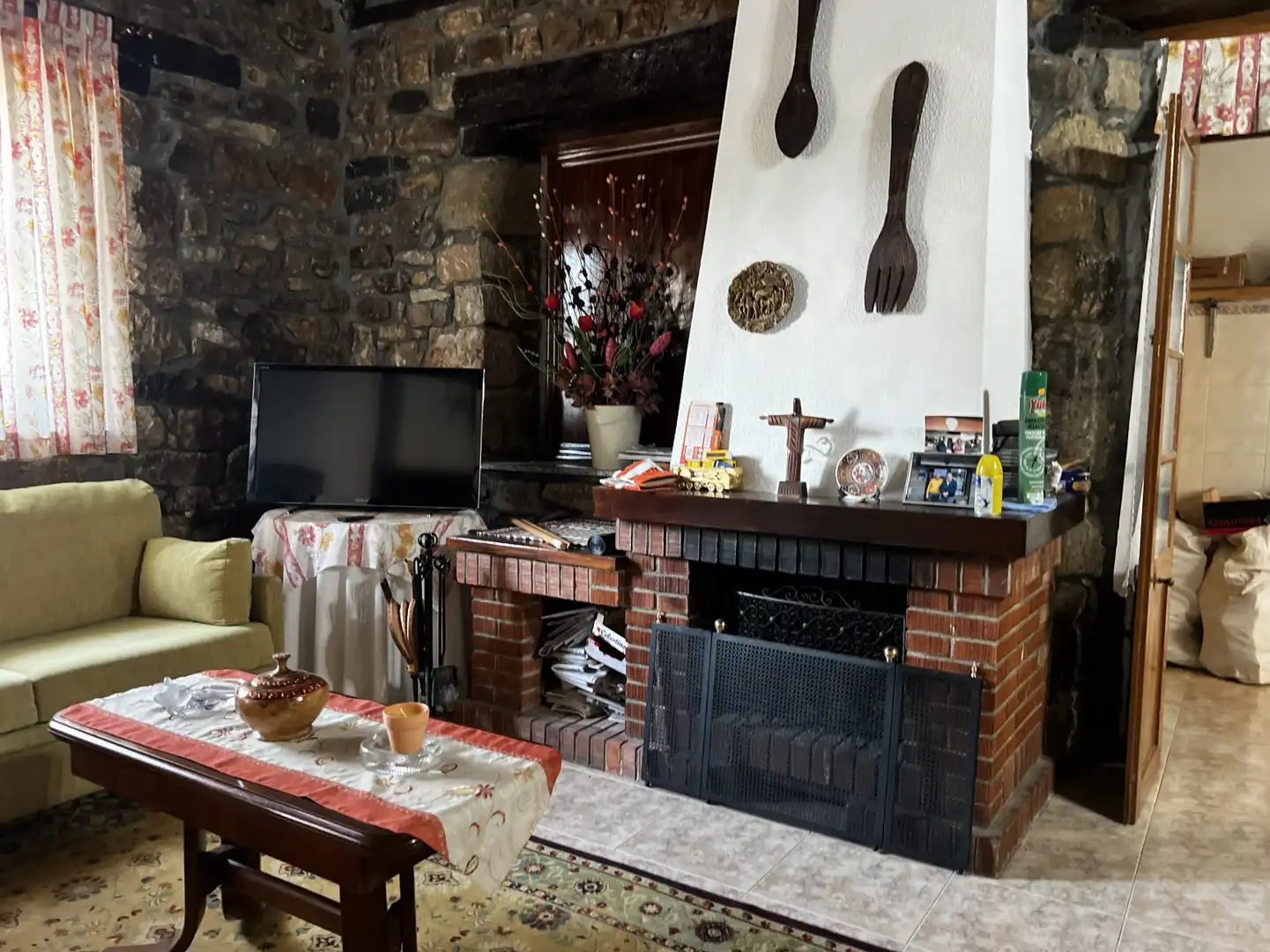 Sala d'estar de Casa adosada en venda en Liérganes amb Calefacció, Parquet i Terrassa