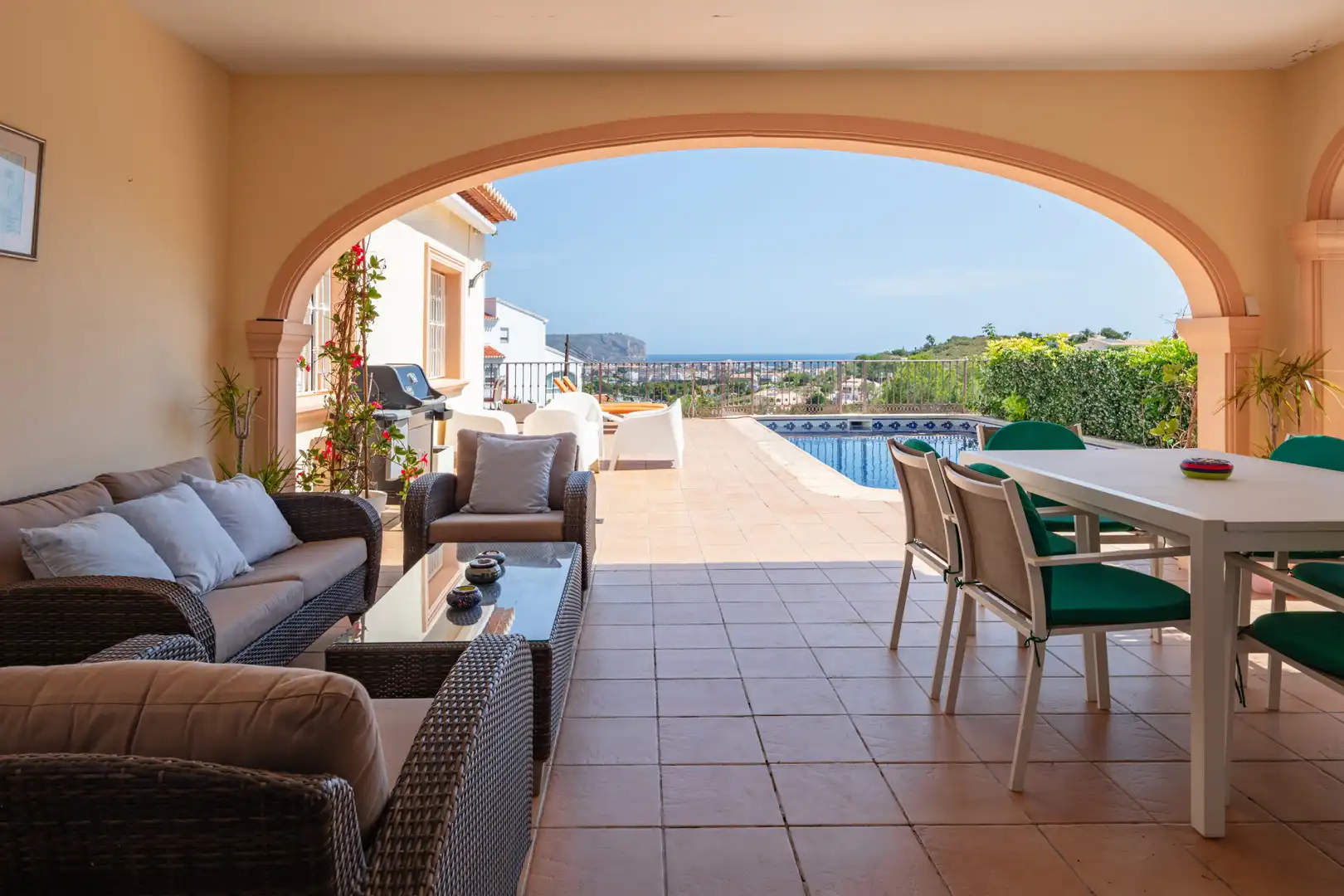 Terraza de Casa o chalet en venta en Jávea / Xàbia con Aire acondicionado, Jardín privado y Terraza