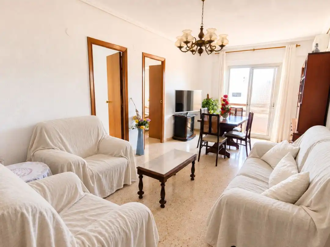 Sala d'estar de Pis en venda en Massamagrell amb Aire condicionat i Balcó