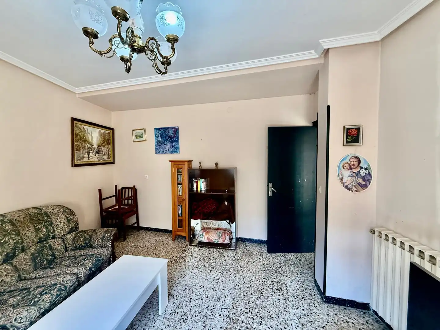 Sala de estar de Casa o chalet en venta en Castrocontrigo con Calefacción, Amueblado y Horno
