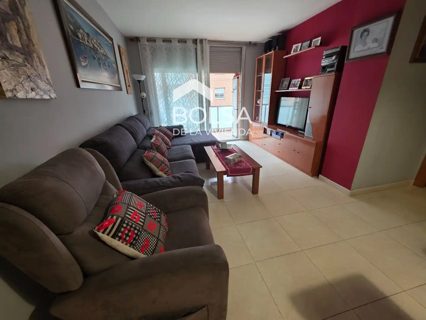 Sala d'estar de Pis en venda en Manresa amb Terrassa i Moblat