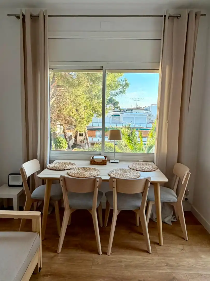 Dining room of Apartments for rent in Castelldefels  with Air Conditioner, Heating and Furnished