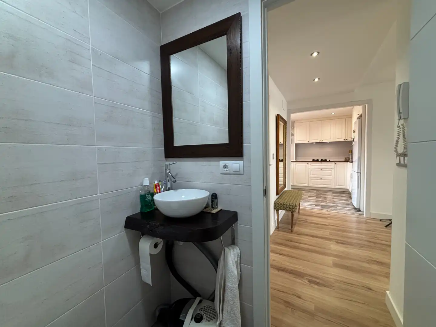 Bathroom of Flat for sale in Burriana / Borriana  with Air Conditioner, Storage room and Furnished