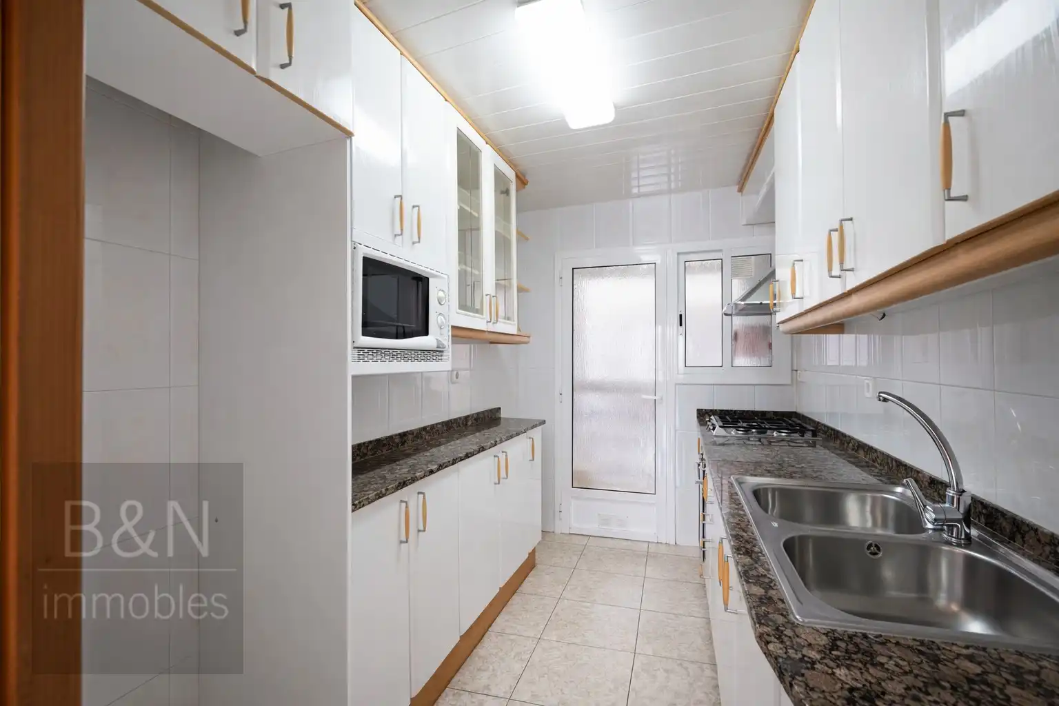 Kitchen of Flat for sale in Terrassa  with Heating