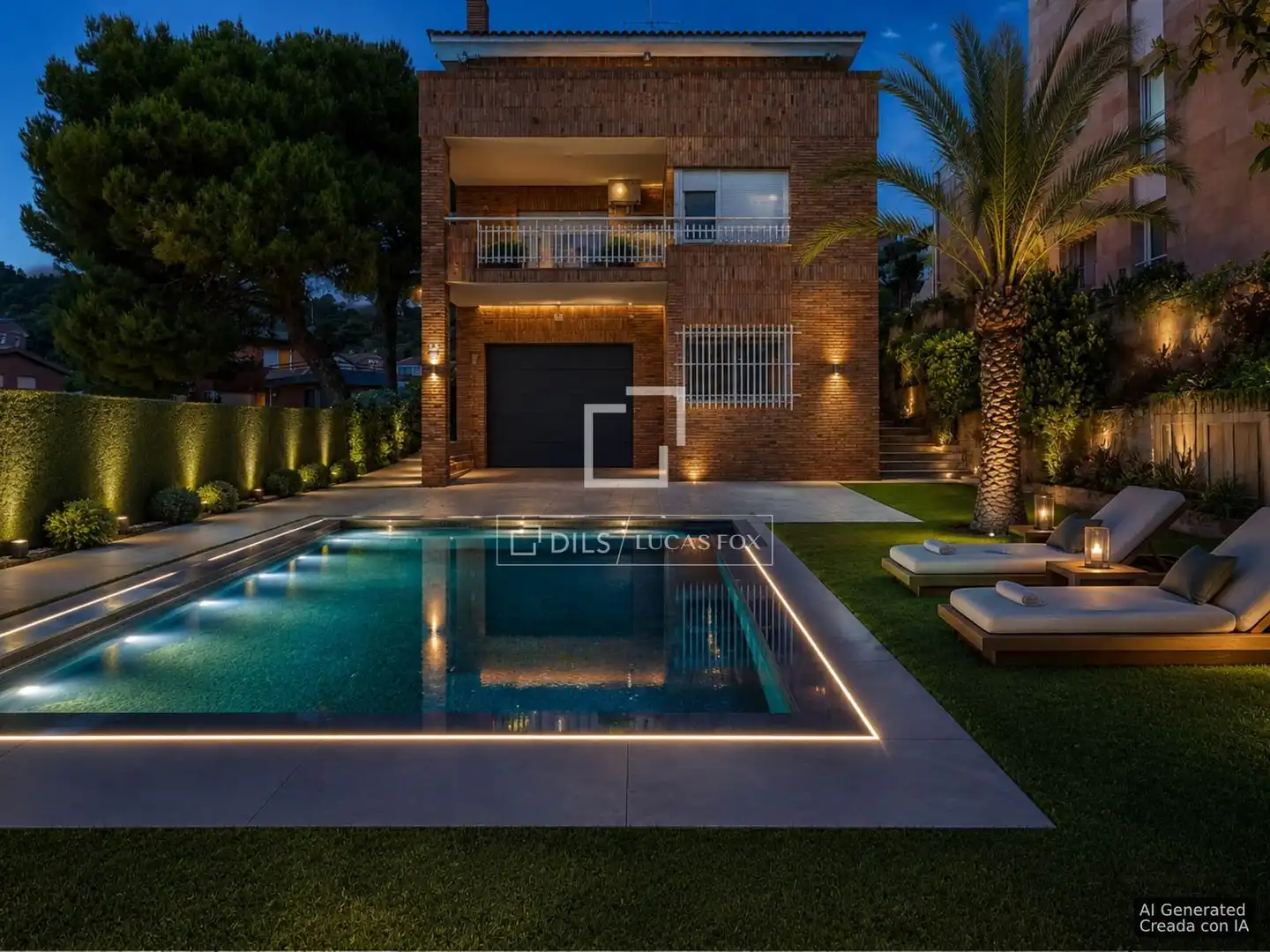 Piscina de Casa o chalet en venta en Sant Just Desvern con Aire acondicionado, Jardín privado y Terraza