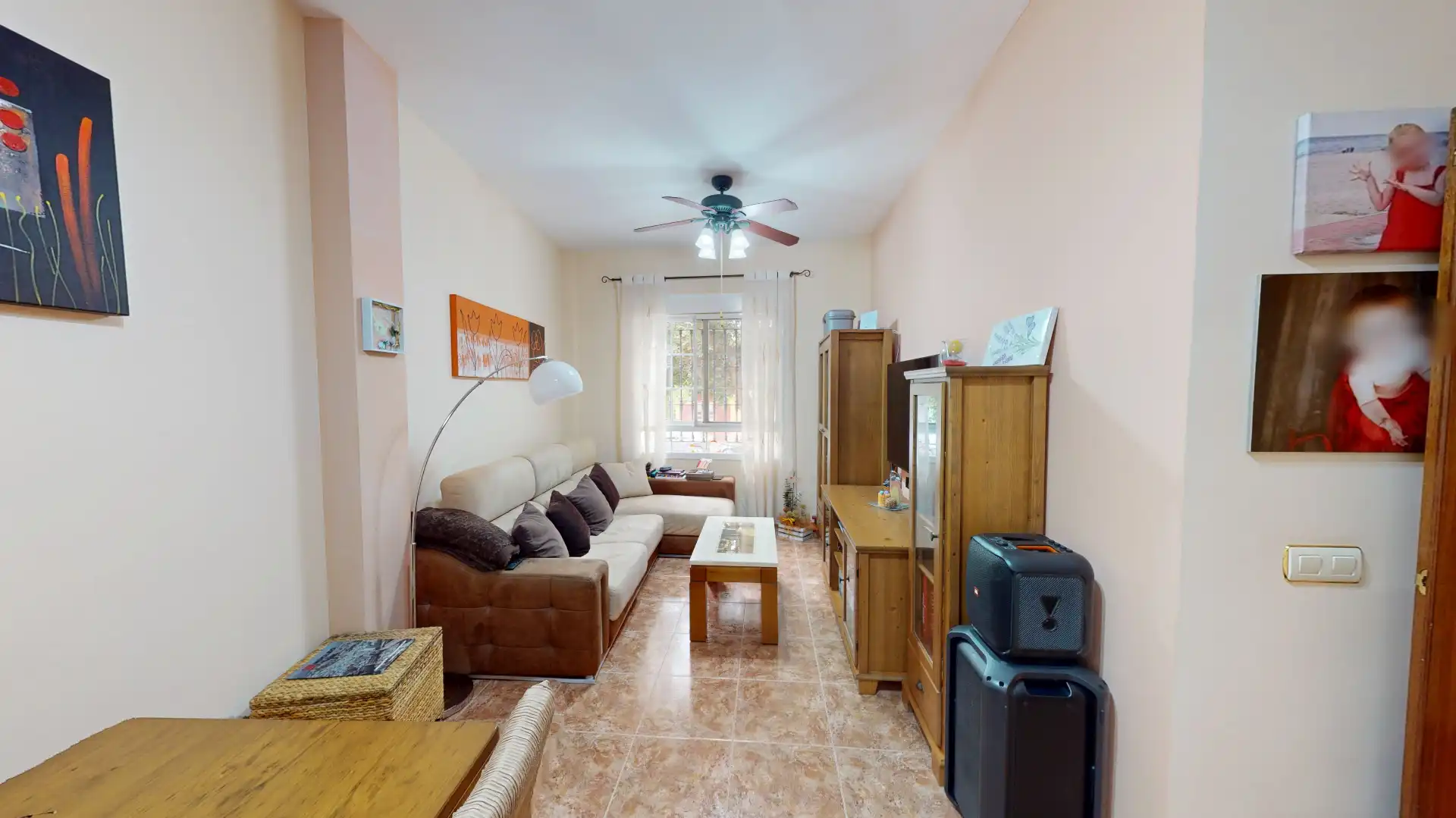 Sala d'estar de Pis en venda en Almería amb Aire condicionat, Calefacció i Moblat