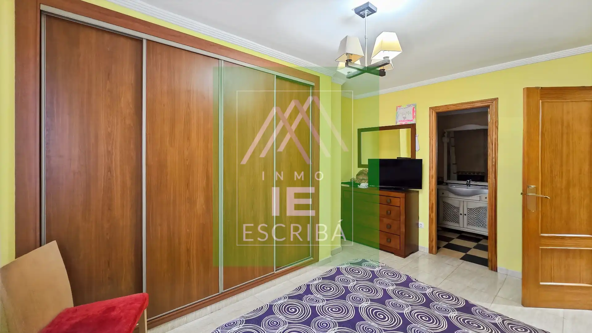 Bedroom of Flat for sale in Catadau  with Air Conditioner and Terrace