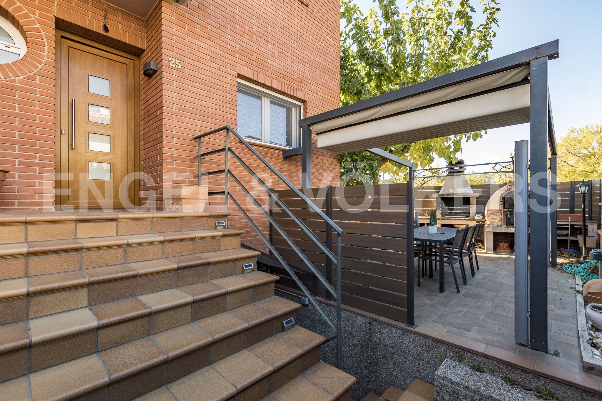 Terrace of Single-family semi-detached for sale in La Garriga  with Air Conditioner, Heating and Parquet flooring