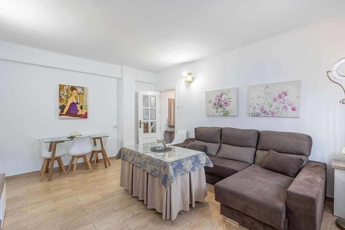 Sala d'estar de Pis en venda en  Granada Capital amb Aire condicionat i Parquet