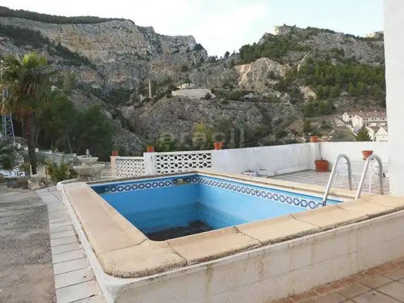 Swimming pool of Houses for sale in Alcoy / Alcoi  with Terrace, Storage room and Swimming Pool