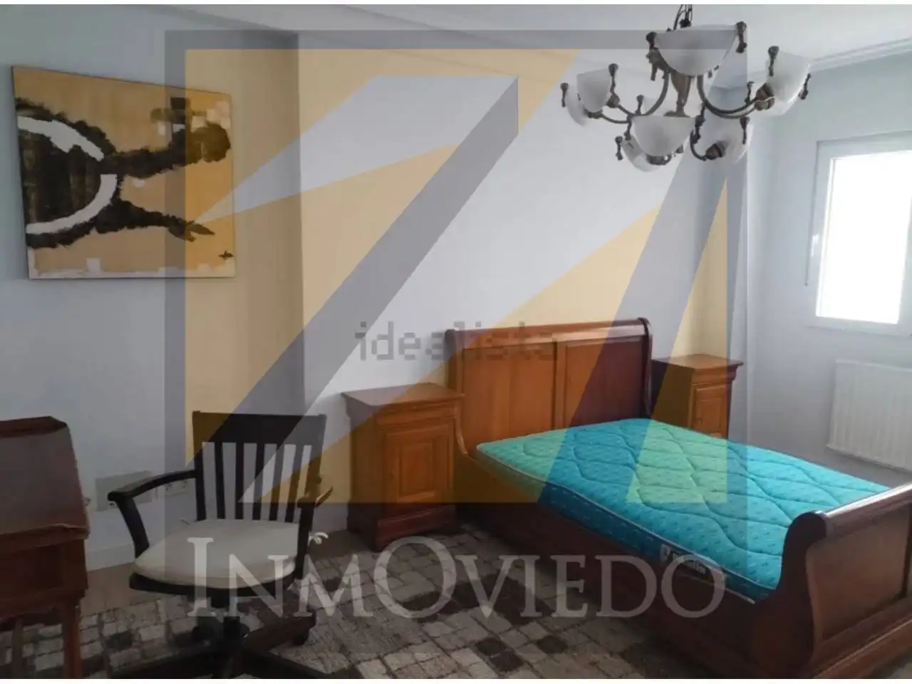 Bedroom of Flat for rent in Oviedo   with Heating and Parquet flooring