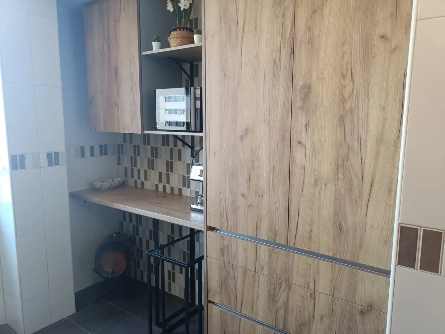 Cocina de Piso de alquiler en Murcia con Aire acondicionado, Calefacción y Amueblado