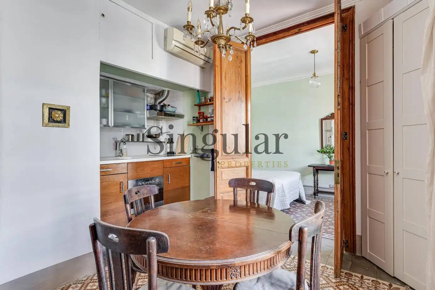 Cocina de Piso en venta en Barcelona con Aire acondicionado, Calefacción y Balcón