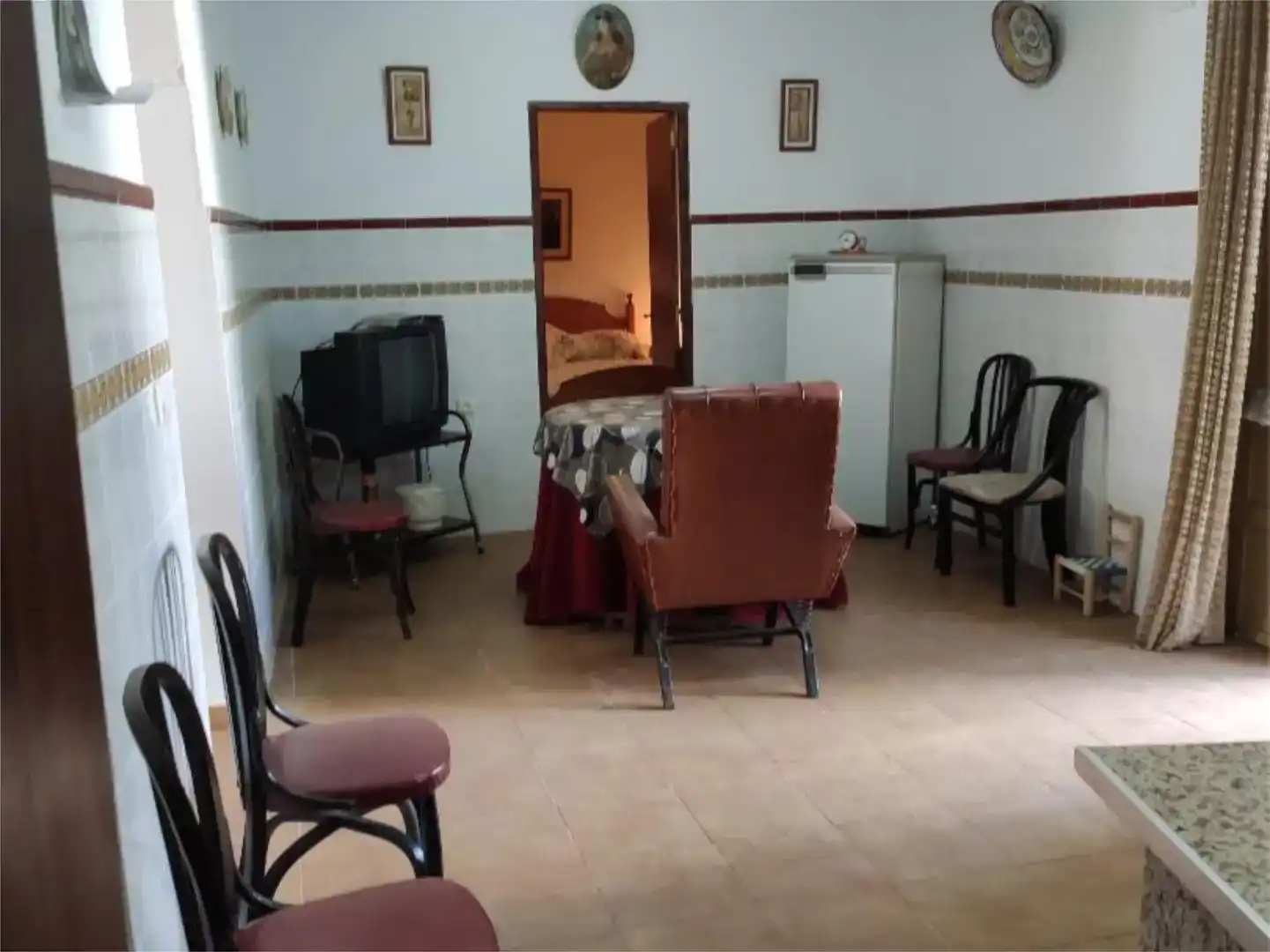 Sala d'estar de Pis en venda en La Roca de la Sierra  amb Aire condicionat