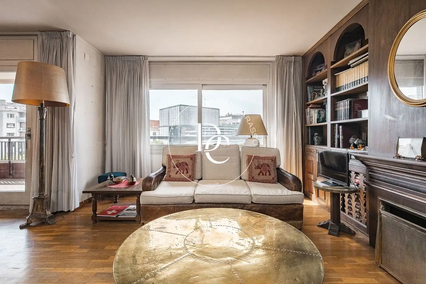Sala de estar de Piso en venta en Barcelona con Calefacción y Balcón