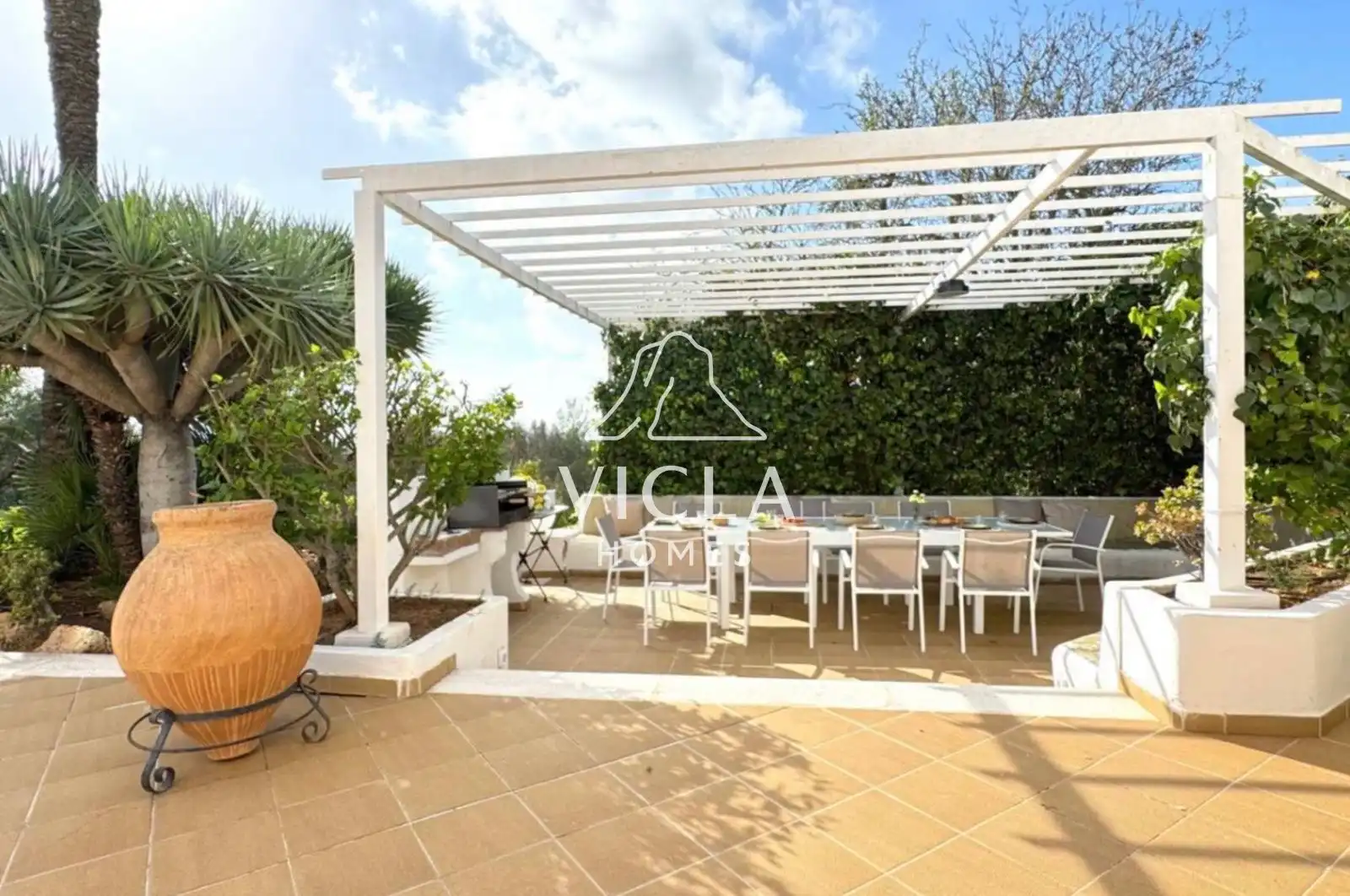 Terraza de Casa o chalet en venta en Santa Eulària des Riu con Aire acondicionado, Calefacción y Terraza