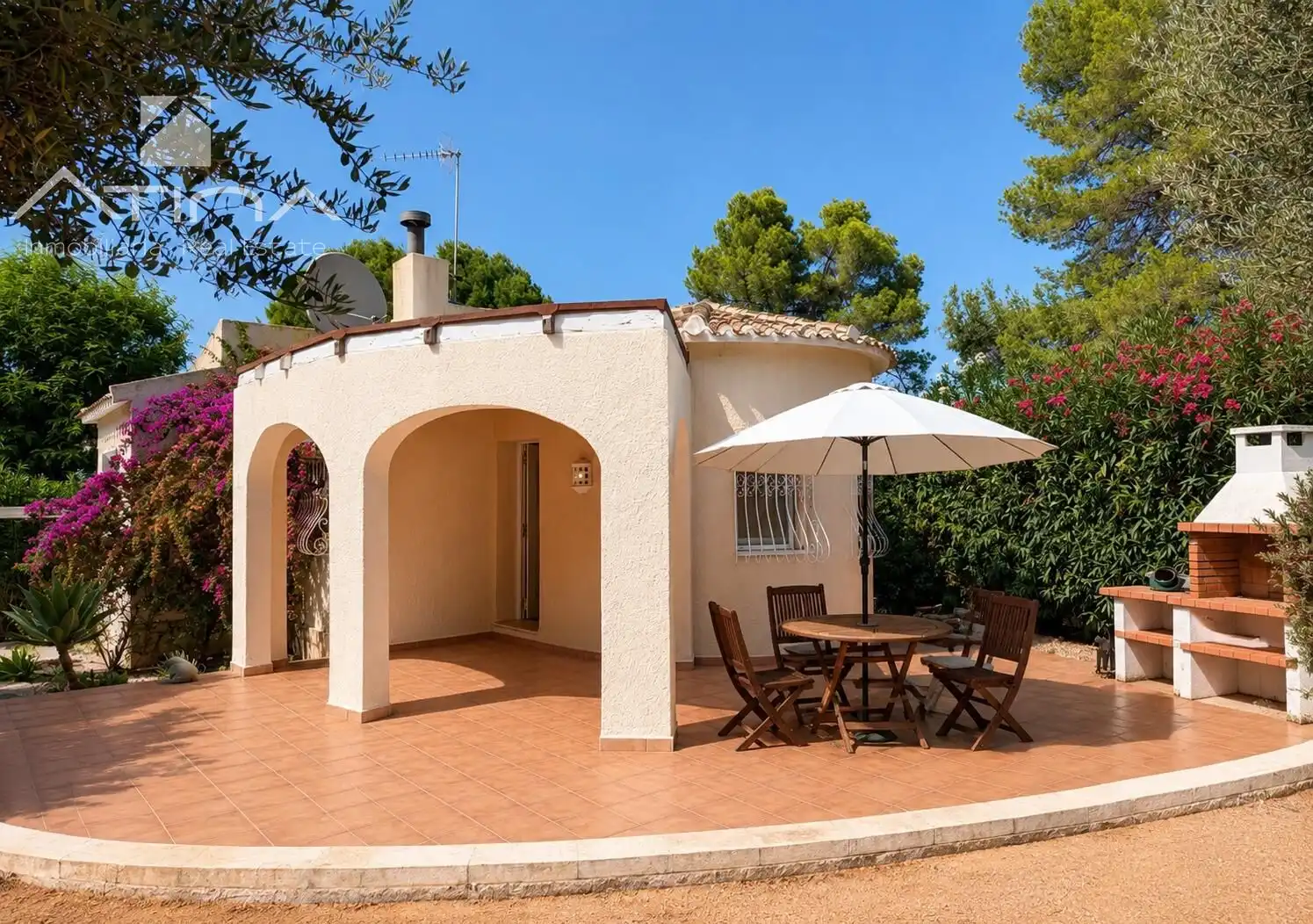 Jardí de Casa o xalet en venda en Gata de Gorgos amb Aire condicionat, Calefacció i Jardí privat