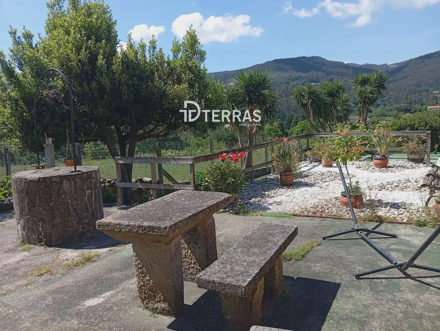 Terrasse von Haus oder Chalet zum Verkauf in Poio mit Heizung, Abstellraum und Schwimmbad