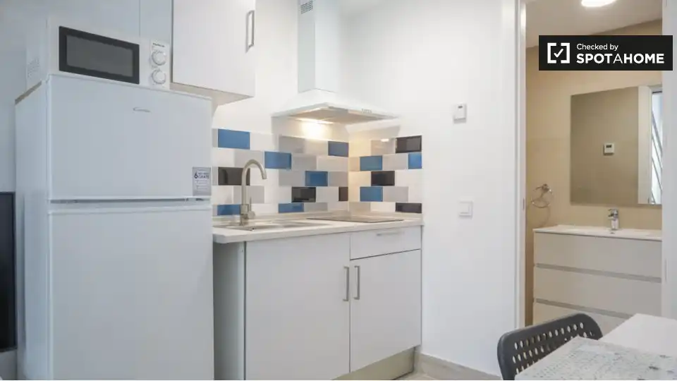 Cocina de Piso de alquiler en Madrid con Aire acondicionado, Calefacción y Amueblado