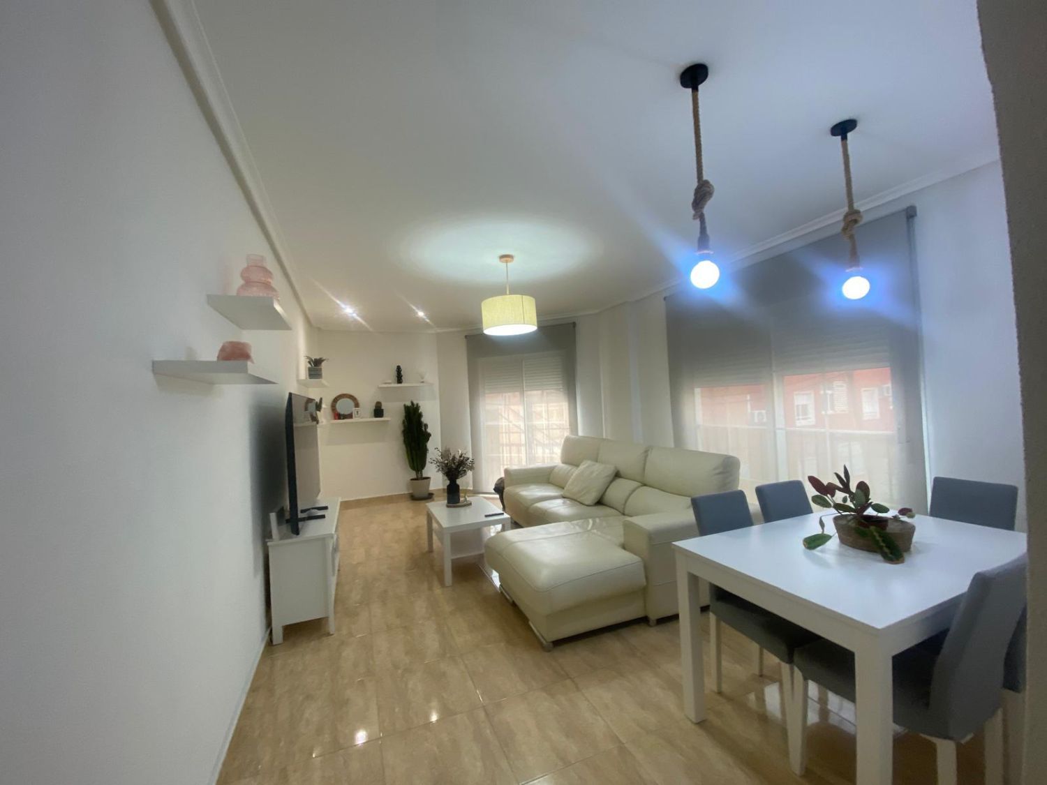 Living room of Flat to rent in Aspe  with Air Conditioner, Heating and Storage room