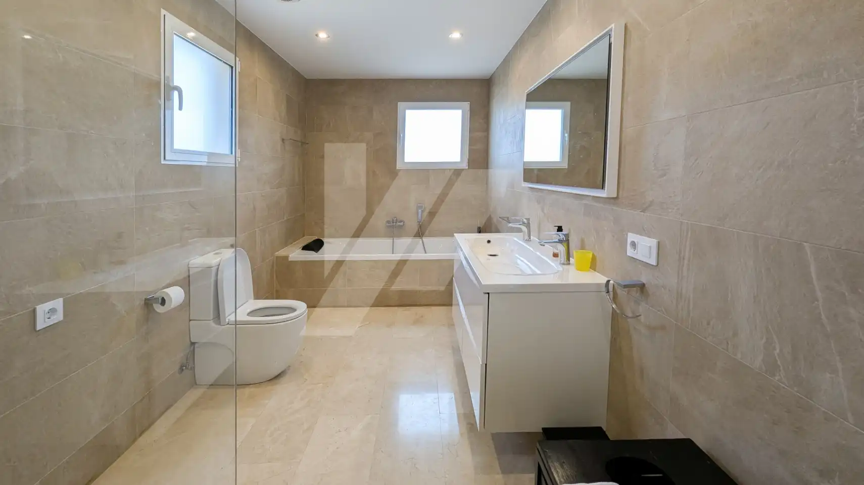 Bathroom of Houses for sale in Jávea / Xàbia  with Air Conditioner, Heating and Private garden