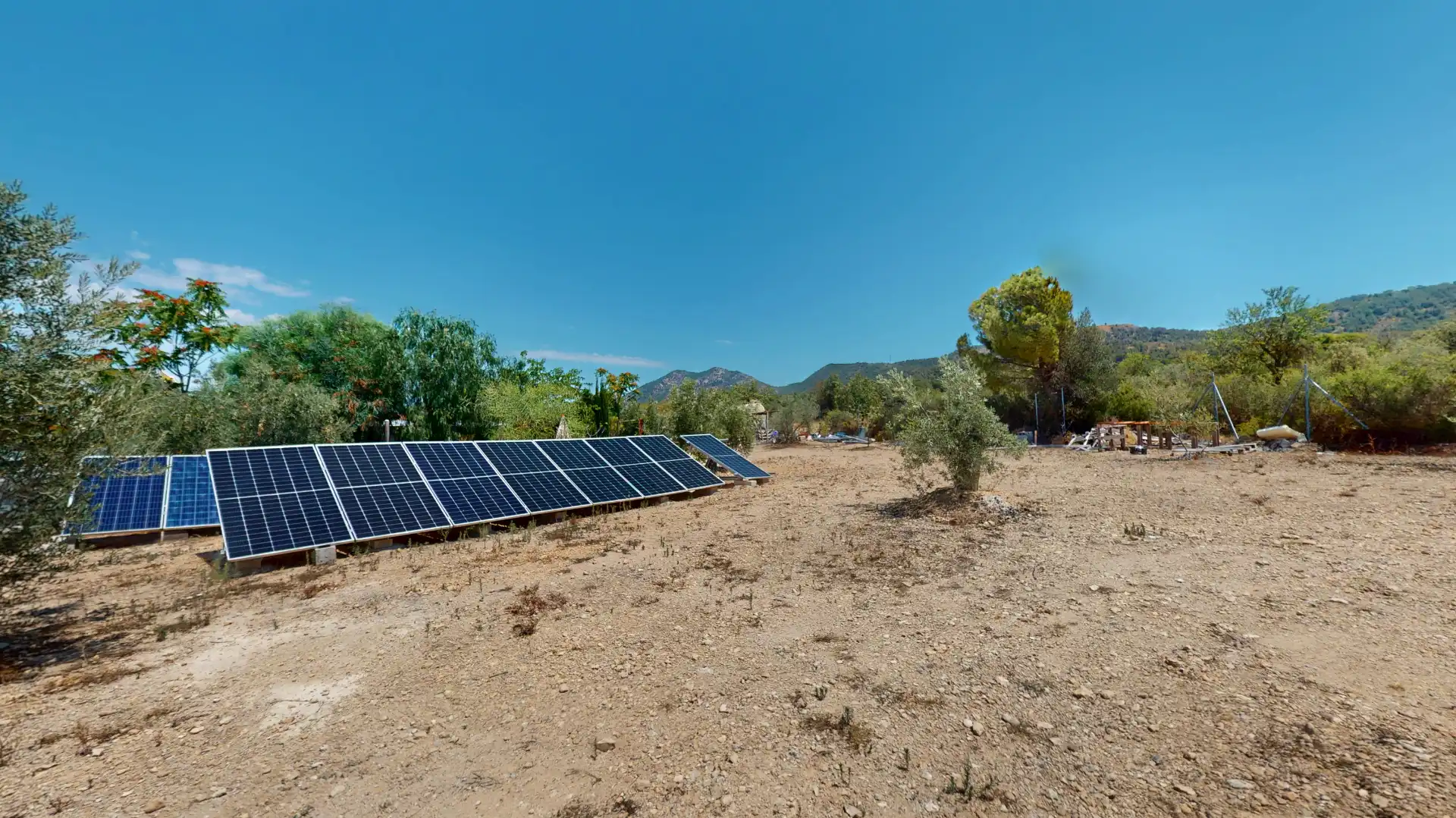 Jardí de Casa o xalet en venda en Biar amb Aire condicionat, Jardí privat i Piscina