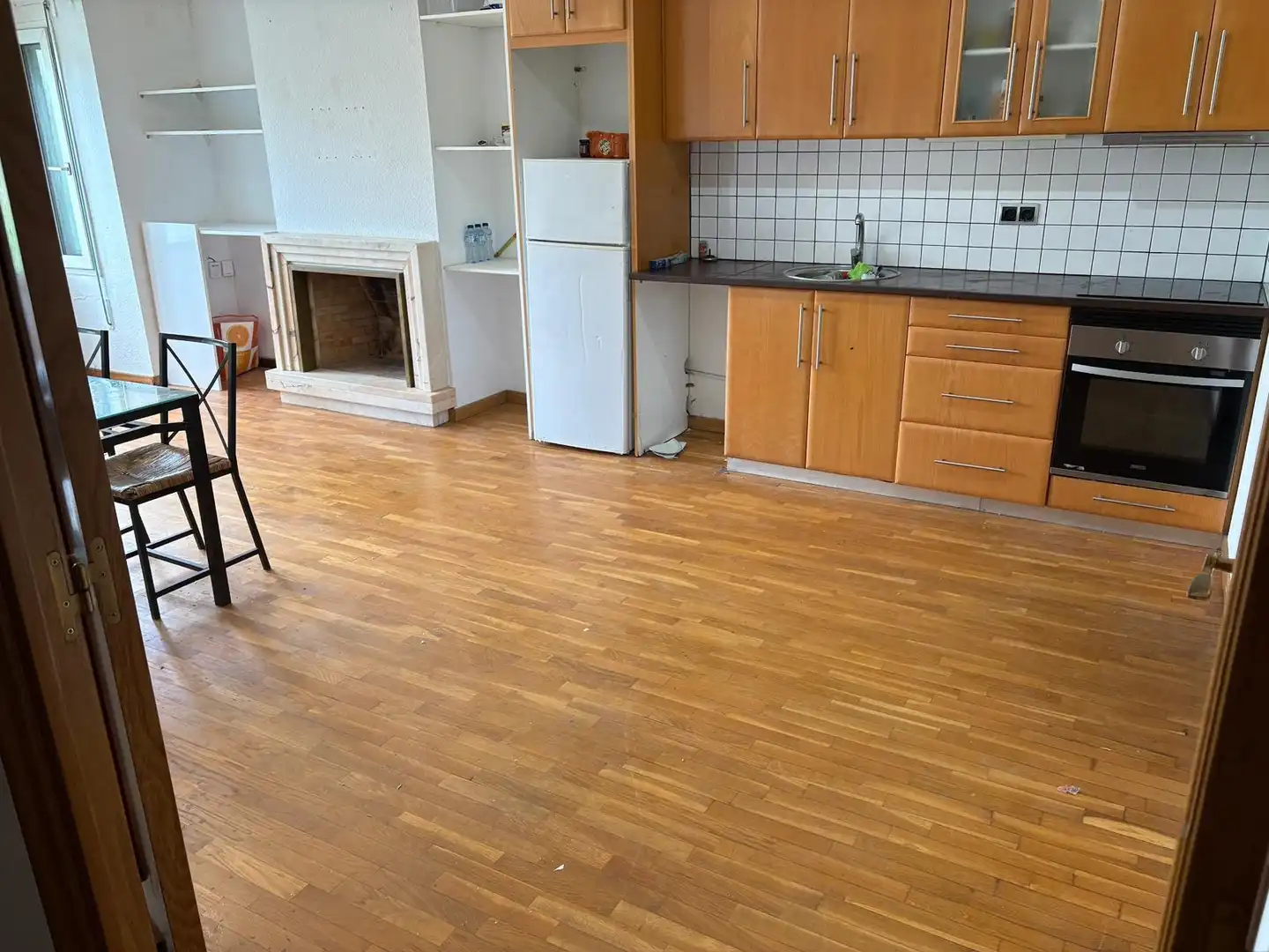 Küche von Wohnung zum Verkauf in Sabadell mit Klimaanlage und Terrasse