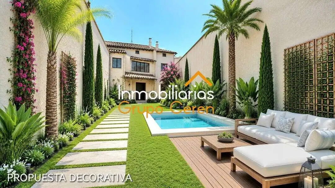 Garden of Houses for sale in Grañón  with Heating, Private garden and Storage room
